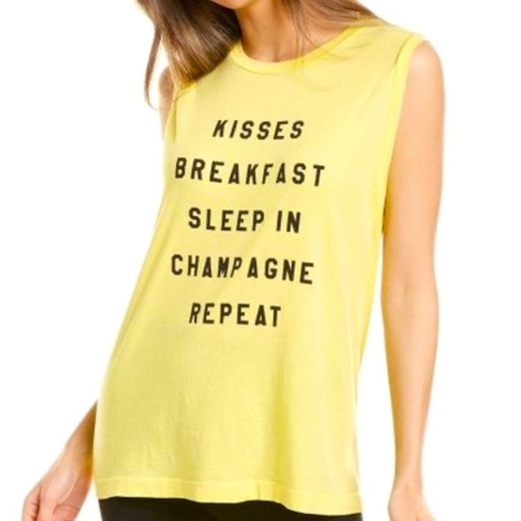 Wildfox Kisses Breakfast, Etc Graphic Tank - Picture 2 of 5